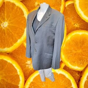 Paul Smith Blazer Sport Coat Two Button Gray Made in Italy
